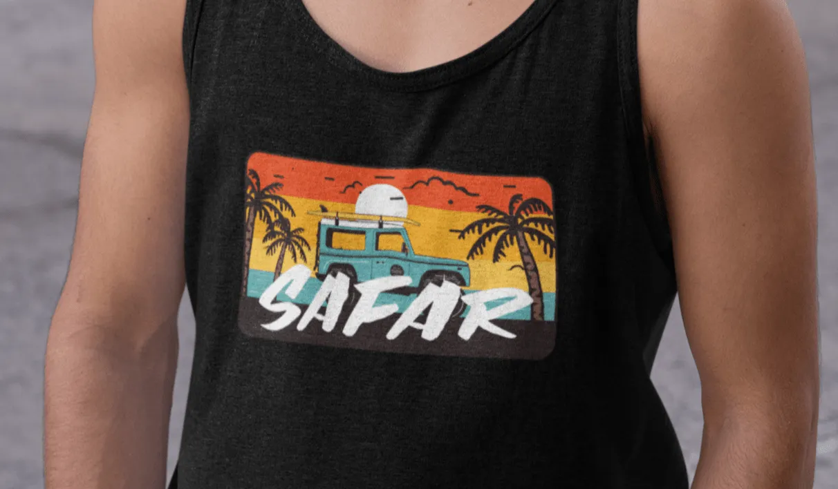 " SAFAR" - SLEEVELESS T-SHIRTS