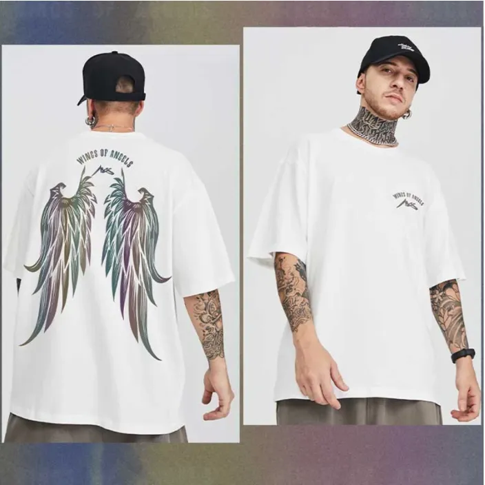 Reflective Unisex Angel Wing Shirt