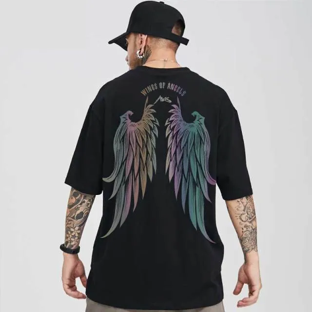 Reflective Unisex Angel Wing Shirt