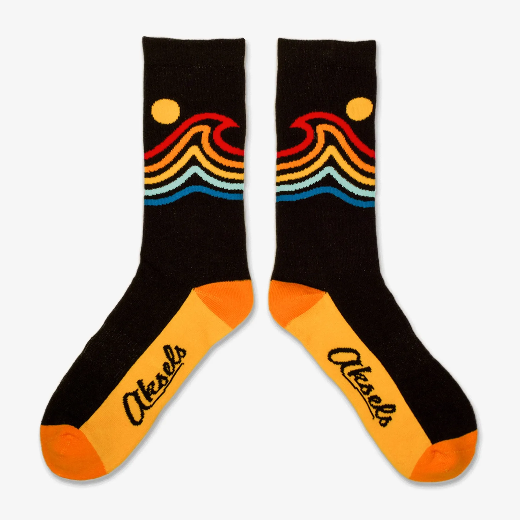 Retro Wave Men's & Women's Crew Socks