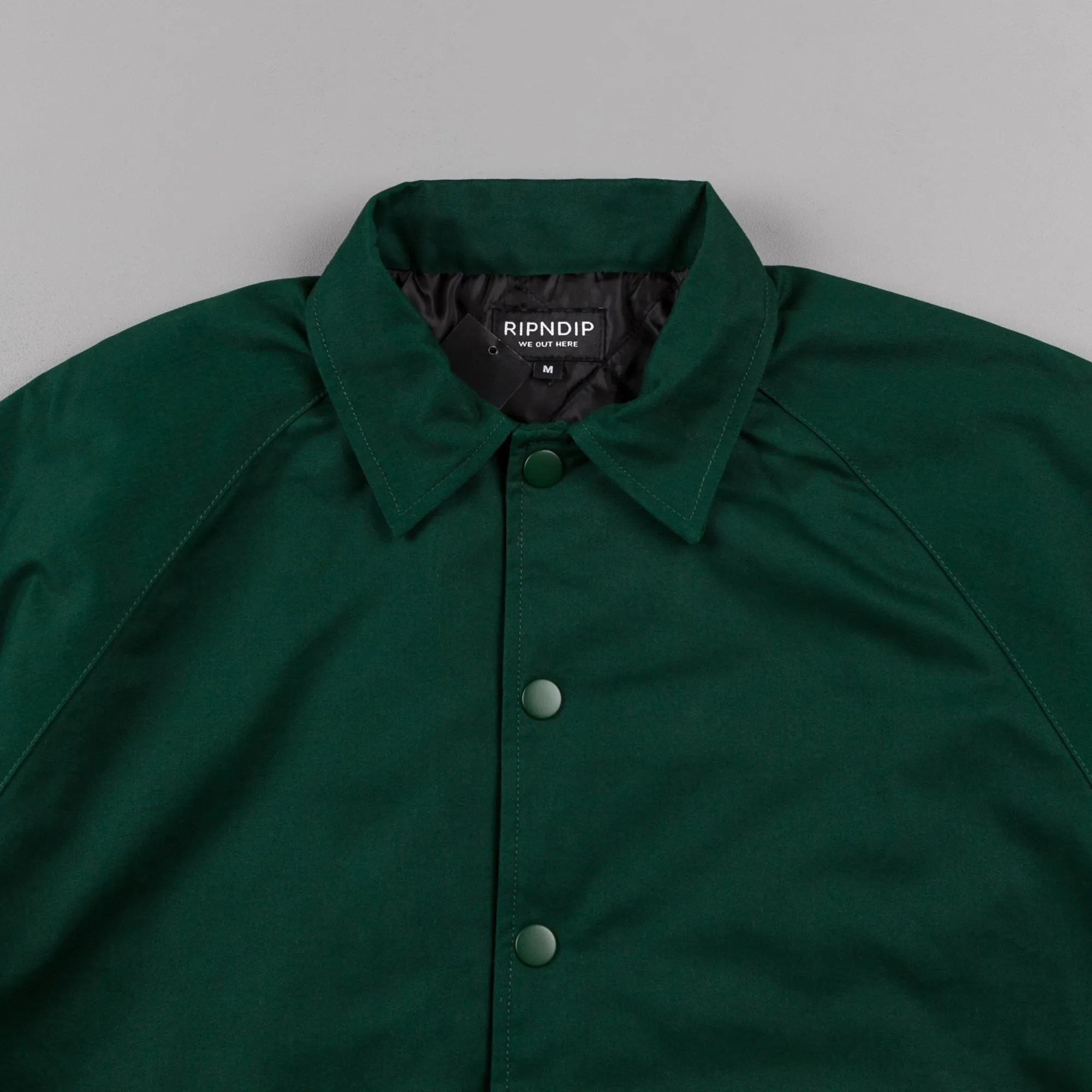 Rip N Dip Savage Zip Jacket - Forest Green