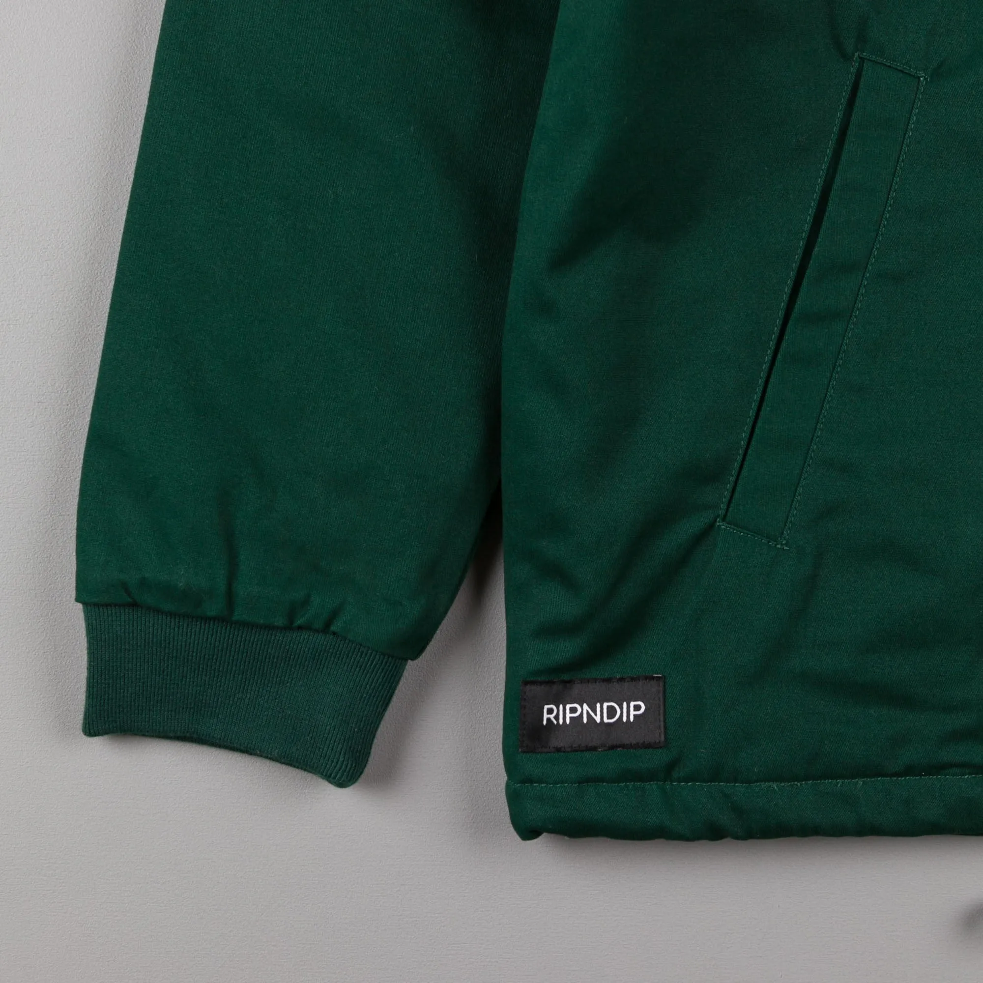 Rip N Dip Savage Zip Jacket - Forest Green