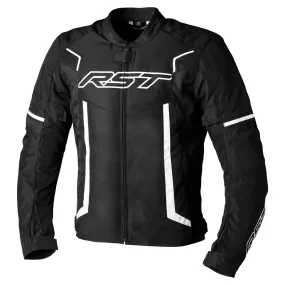 RST PILOT EVO CE MENS TEXTILE JACKET BLACK/WHITE