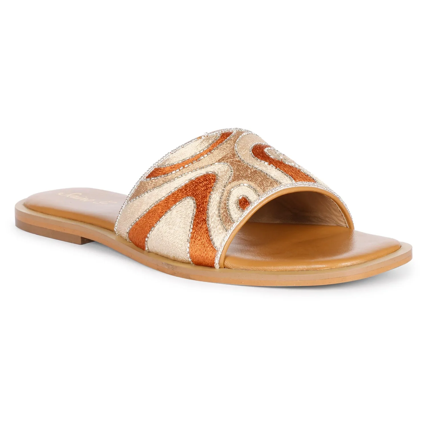 SAINT  GIORGIA  MULTI BROWN SLIP ON