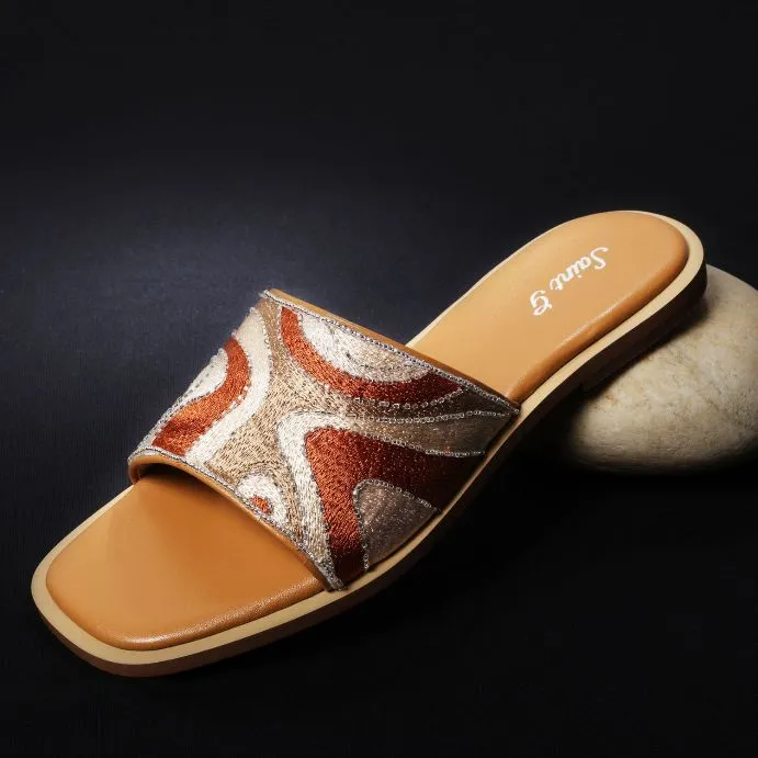 SAINT  GIORGIA  MULTI BROWN SLIP ON