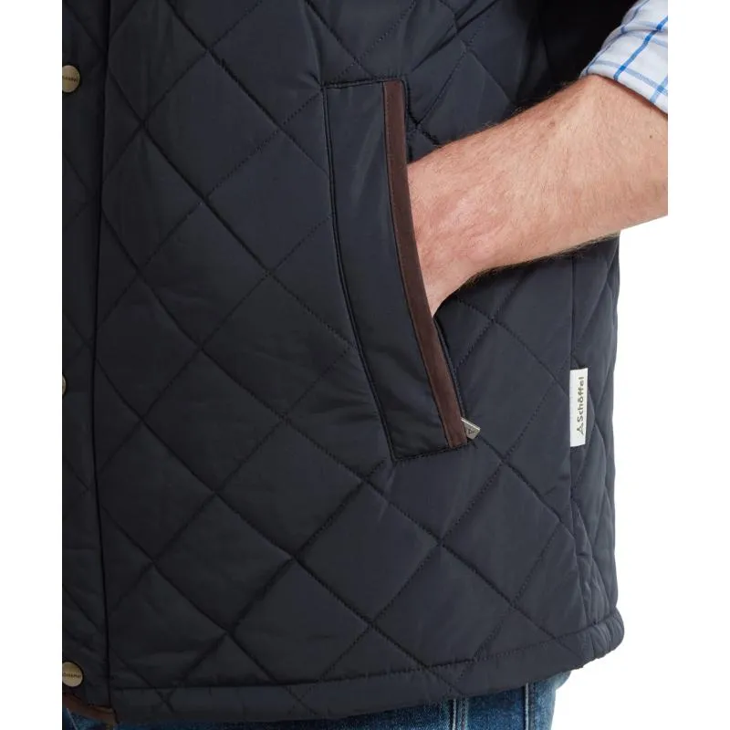 Schoffel Barrowden Quilted Mens Gilet - Midnight