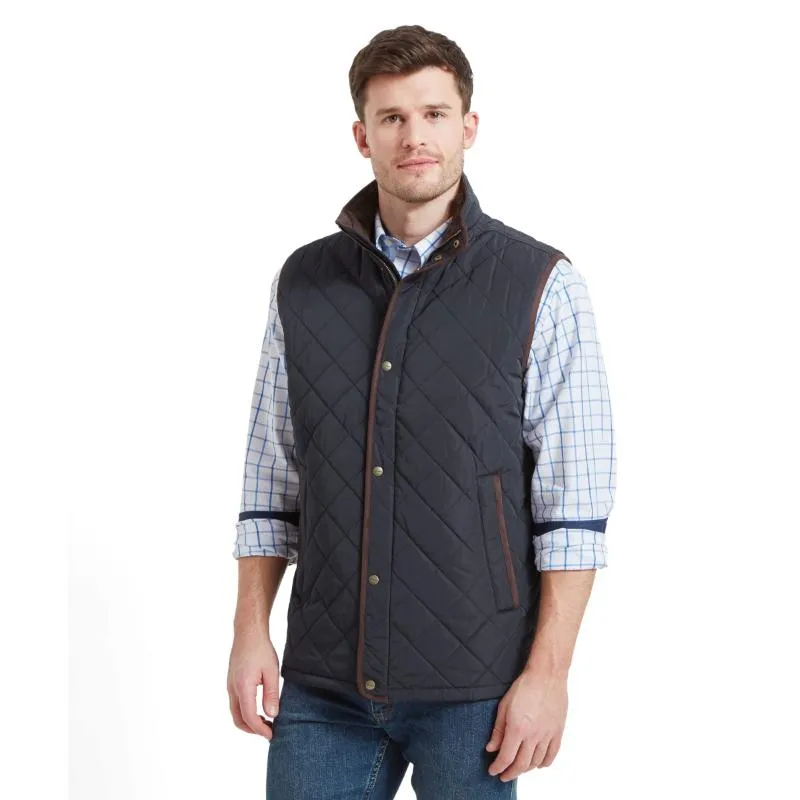 Schoffel Barrowden Quilted Mens Gilet - Midnight