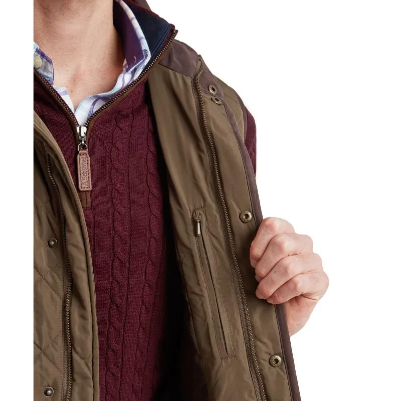 Schoffel Barrowden Quilted Mens Gilet - Olive