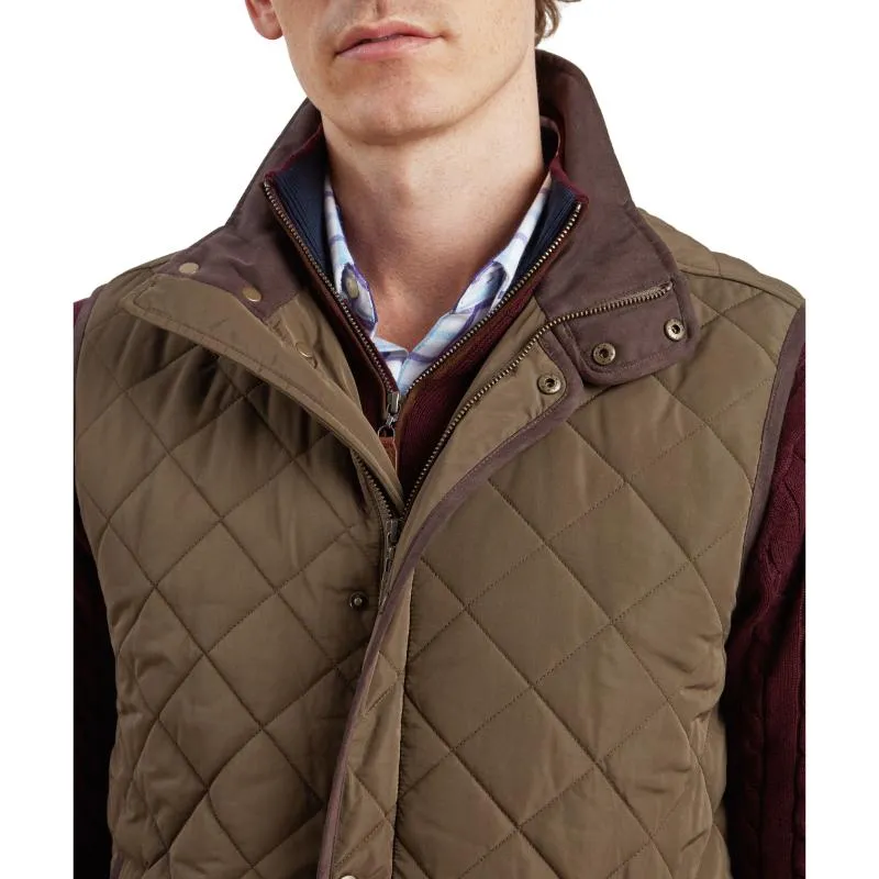 Schoffel Barrowden Quilted Mens Gilet - Olive