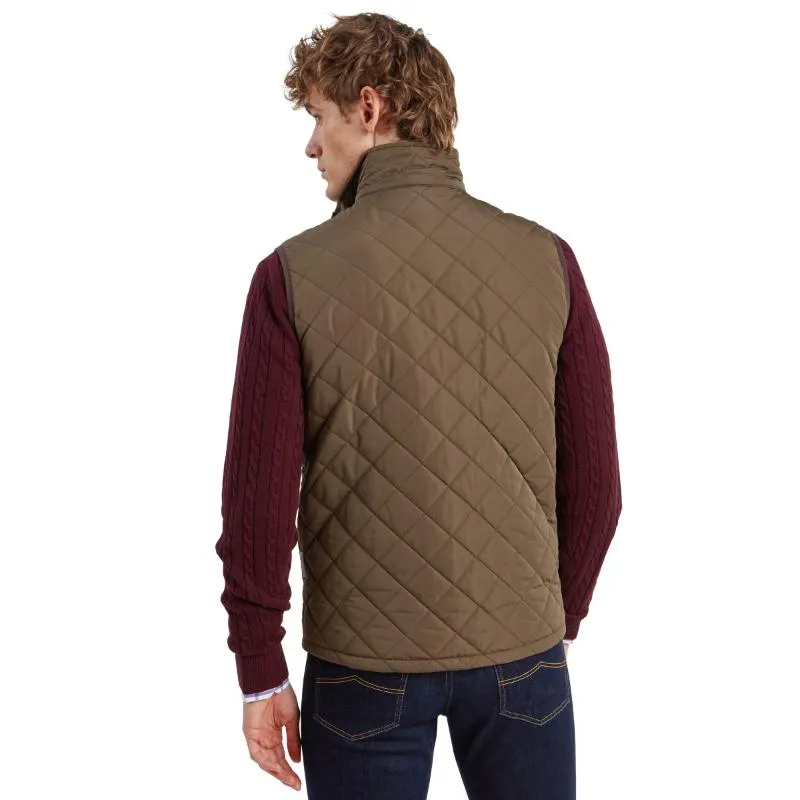 Schoffel Barrowden Quilted Mens Gilet - Olive