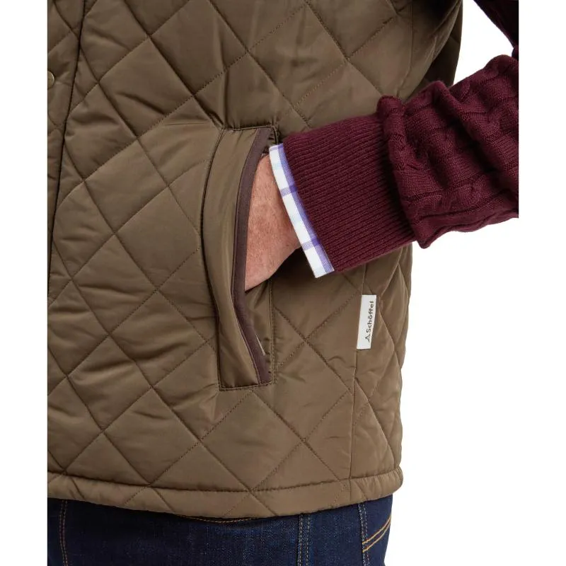 Schoffel Barrowden Quilted Mens Gilet - Olive