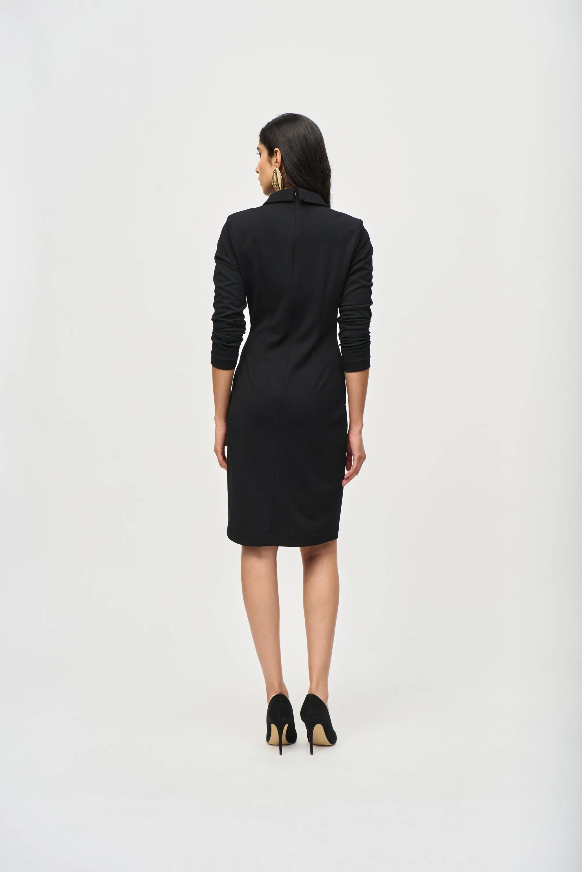 Scuba Crepe Blazer Dress