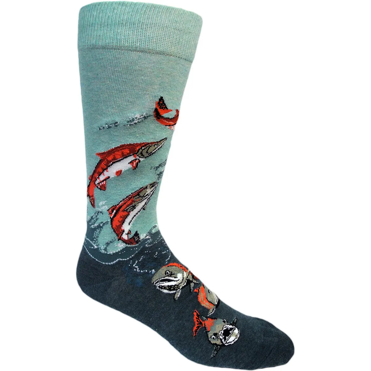 Sockeye Salmon Men's Crew Sock