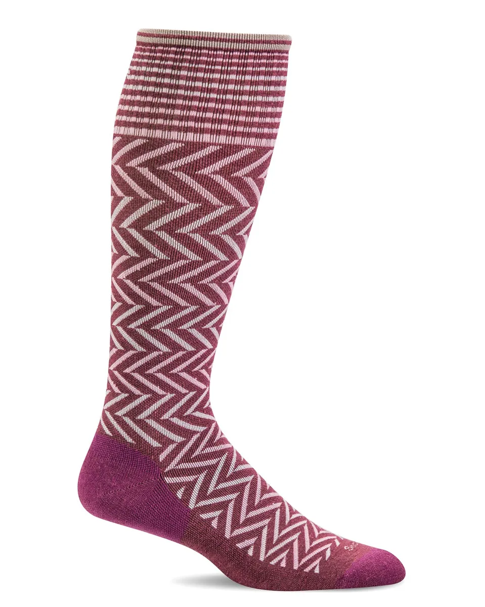 Sockwell Chevron Women's Knee Highs 15-20 mmHg | Clearance (Final Sale)