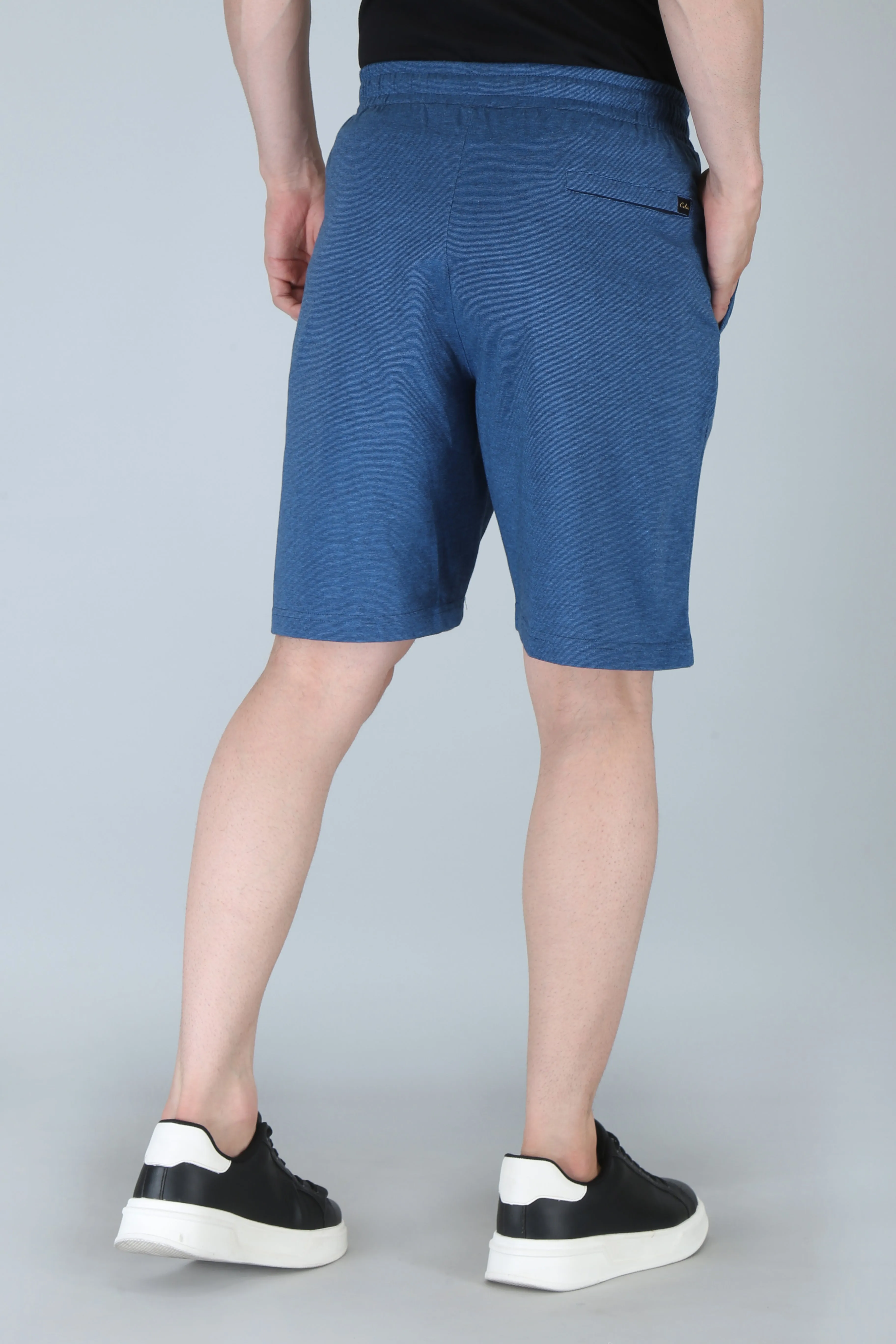 STRAIGHT FIT TEXTURED SHORT