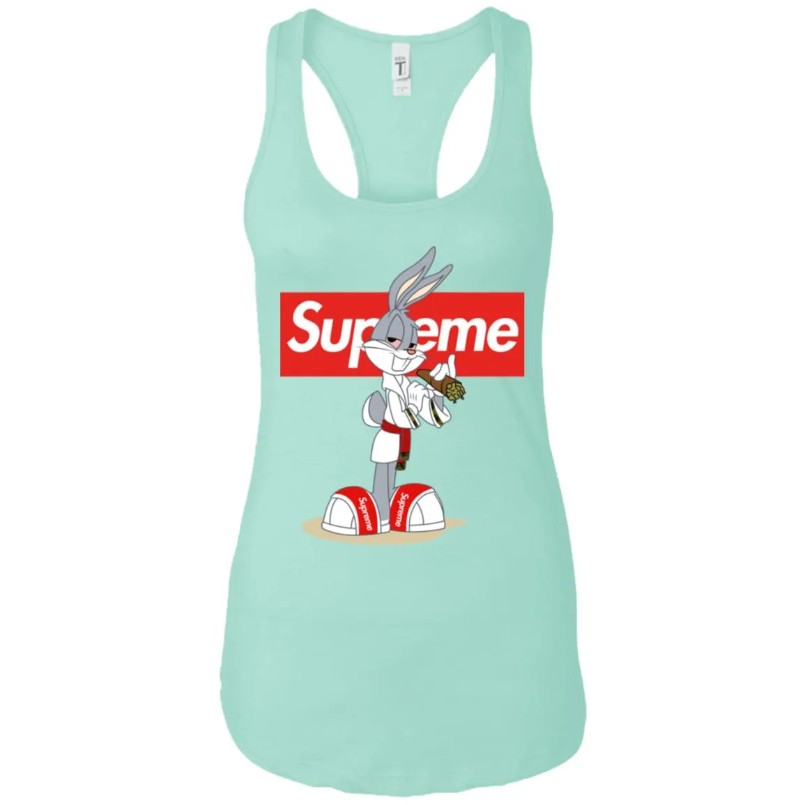 Supreme Rabbit Smoking T-shirt Women Tank Top