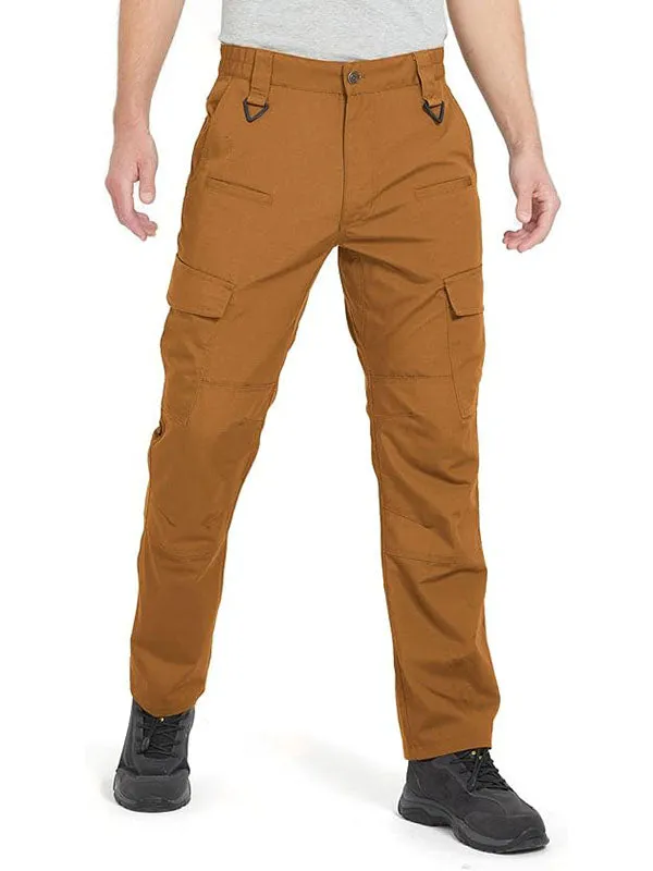 Tactical Cargo Pants for Men Relaxed Fit Lightweight Flex Stretch Ripstop Outdoor Work Hiking Pants