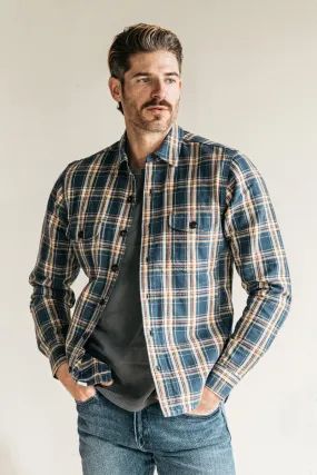 The Anvil Plaid Jacket - Blue Yellow