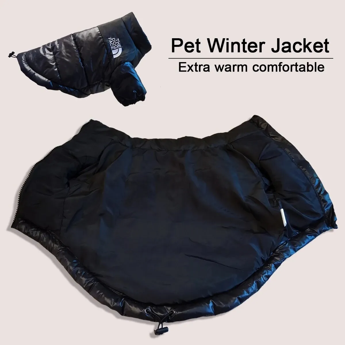 THE DOG FACE JACKET (ADORABLE) WINTER OR WINDBREAKER XS-XXXL SIZES