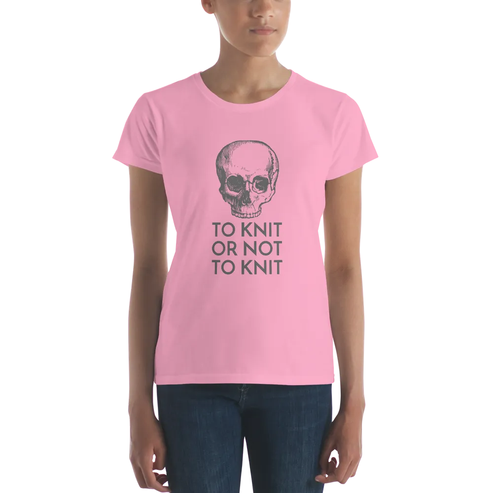 To Knit Or Not To Knit (t-shirt, classic fit)