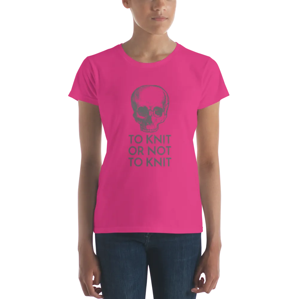 To Knit Or Not To Knit (t-shirt, classic fit)