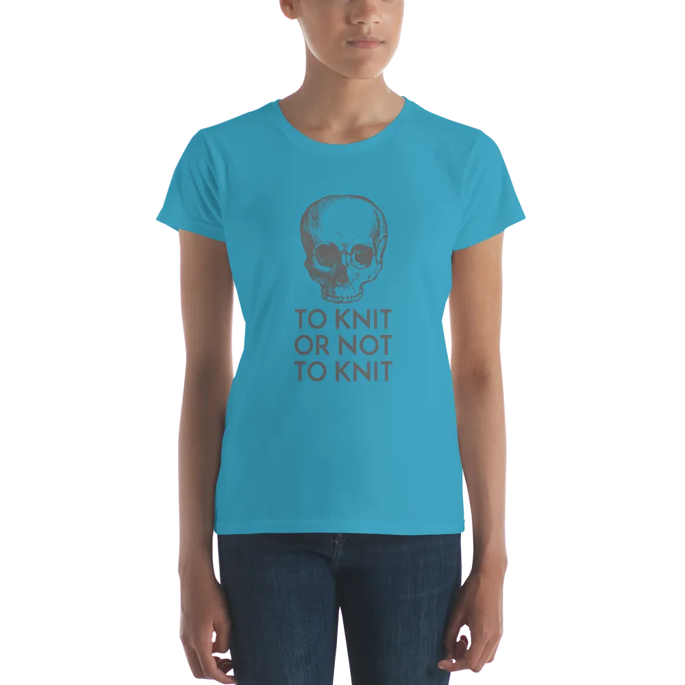 To Knit Or Not To Knit (t-shirt, classic fit)