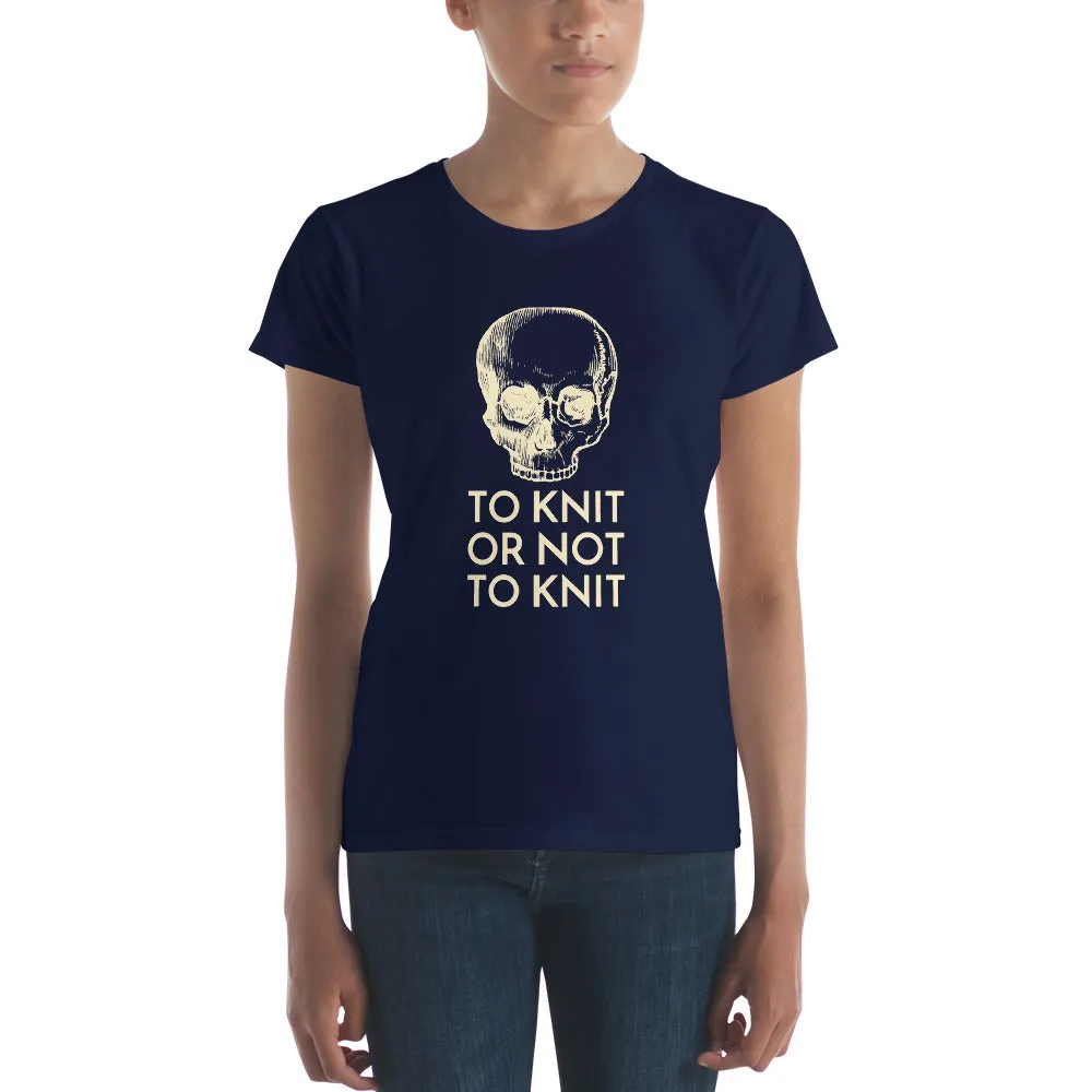 To Knit Or Not To Knit (t-shirt, classic fit)