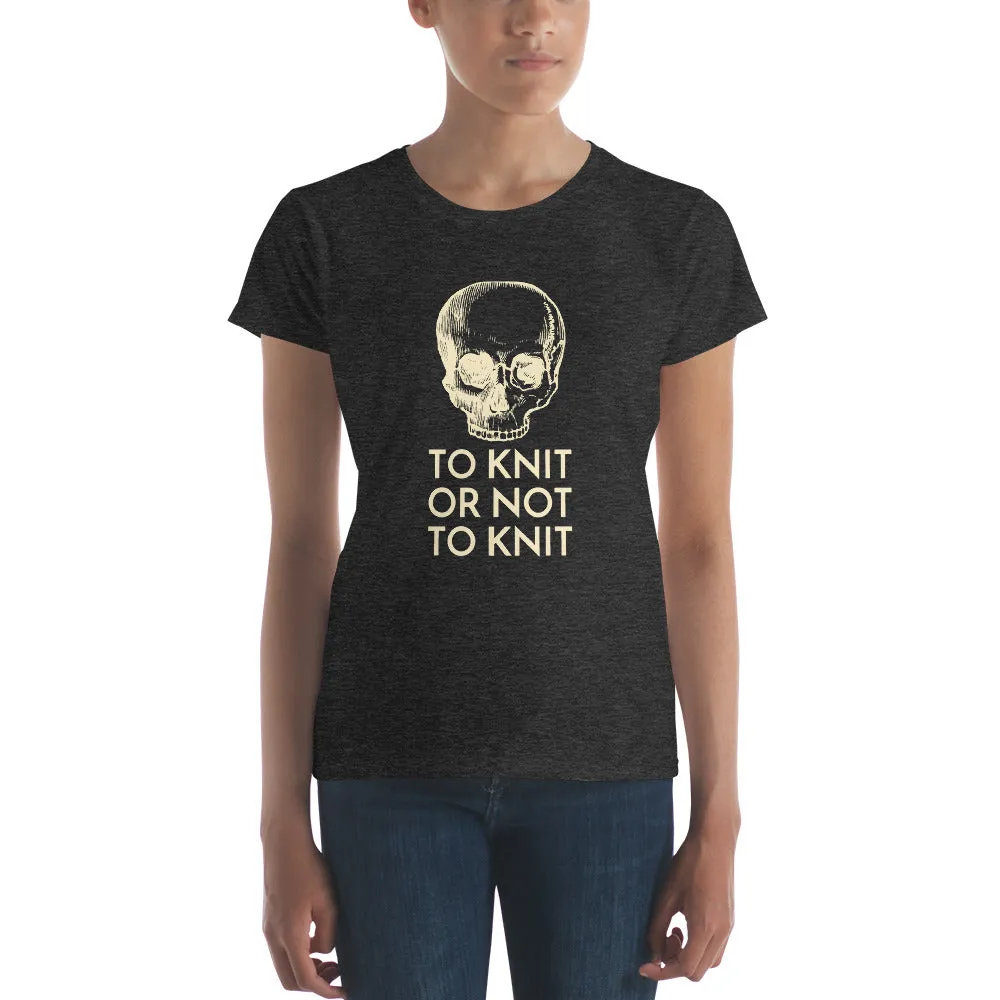 To Knit Or Not To Knit (t-shirt, classic fit)