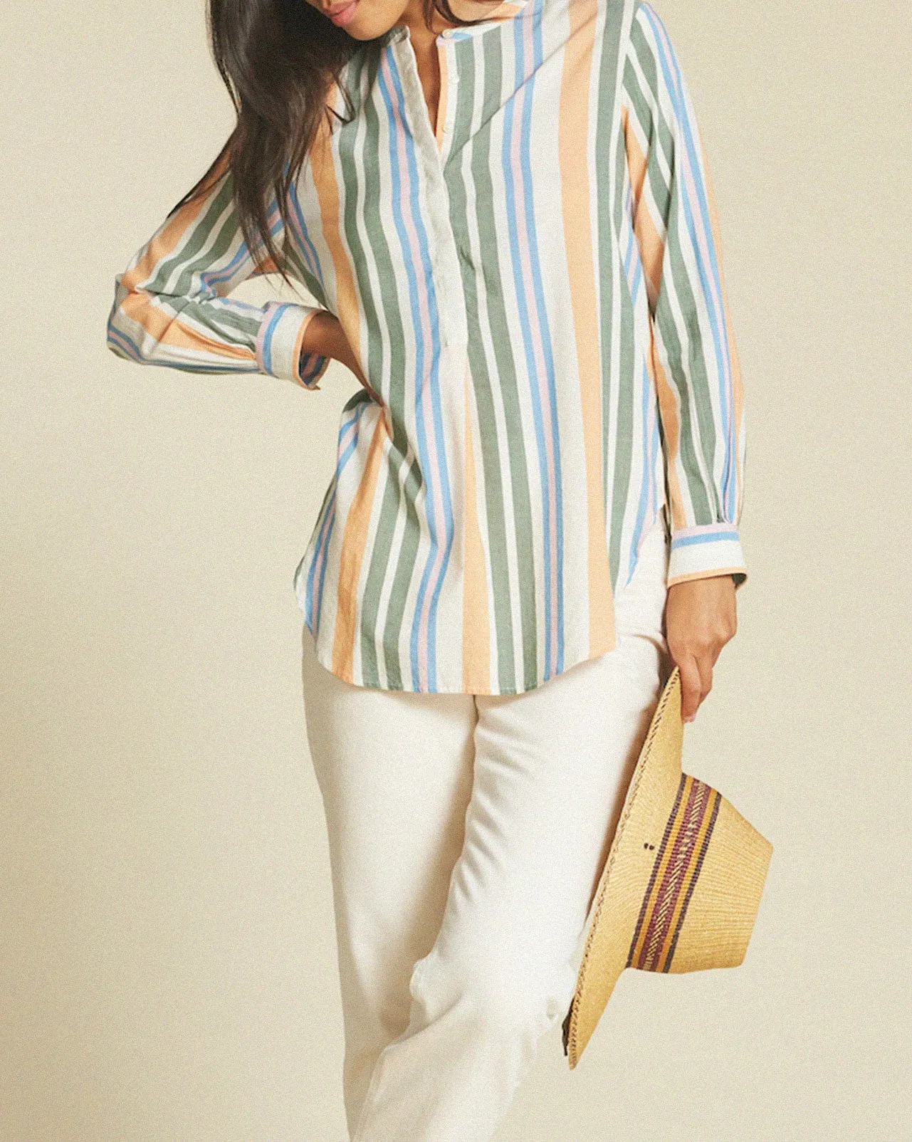 Tori Tunic Antibbes Stripe