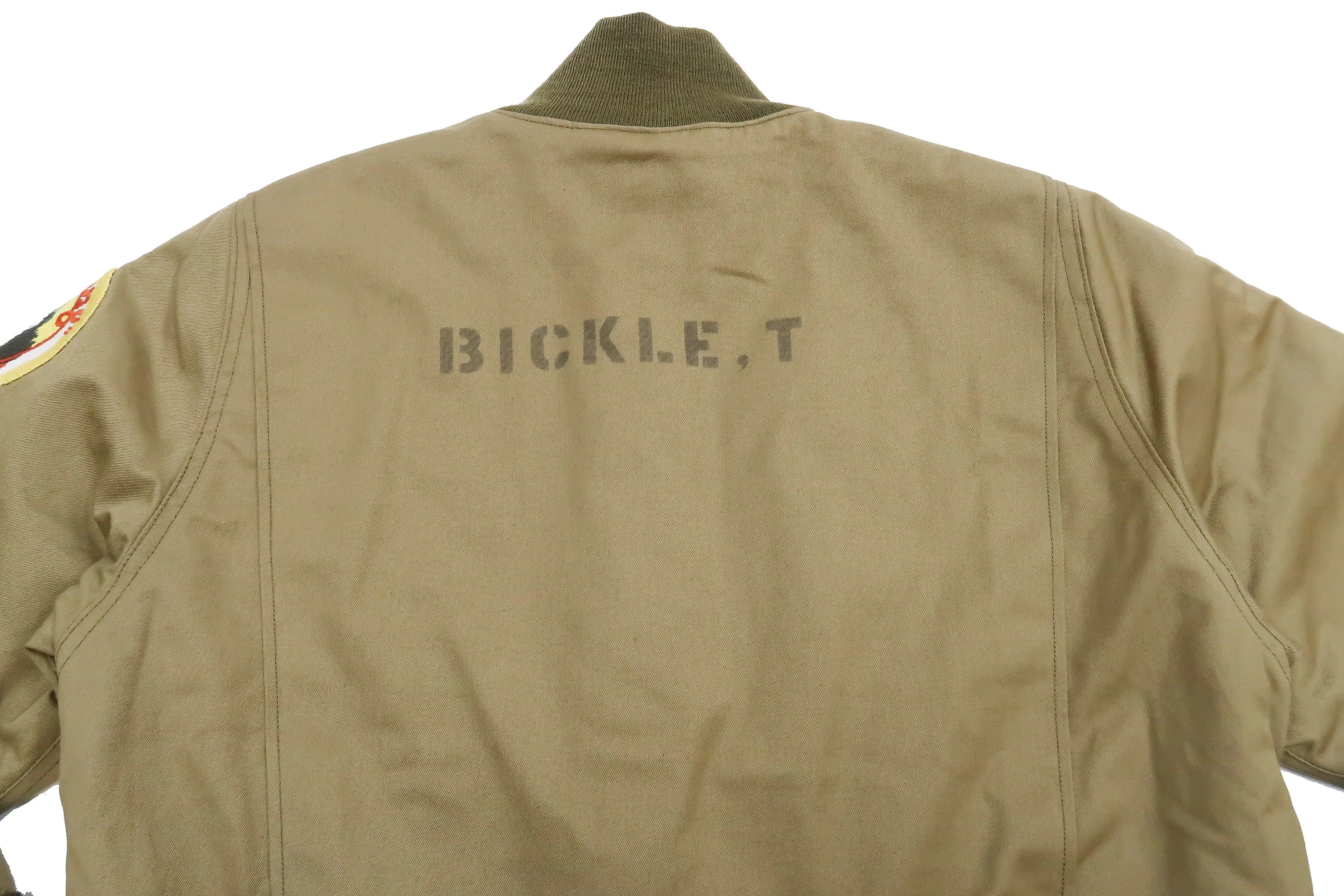 TOYS McCOY Jacket Men's Repro Tanker Jacket worn by Robert De Niro in Taxi Driver TMJ2238 Khaki