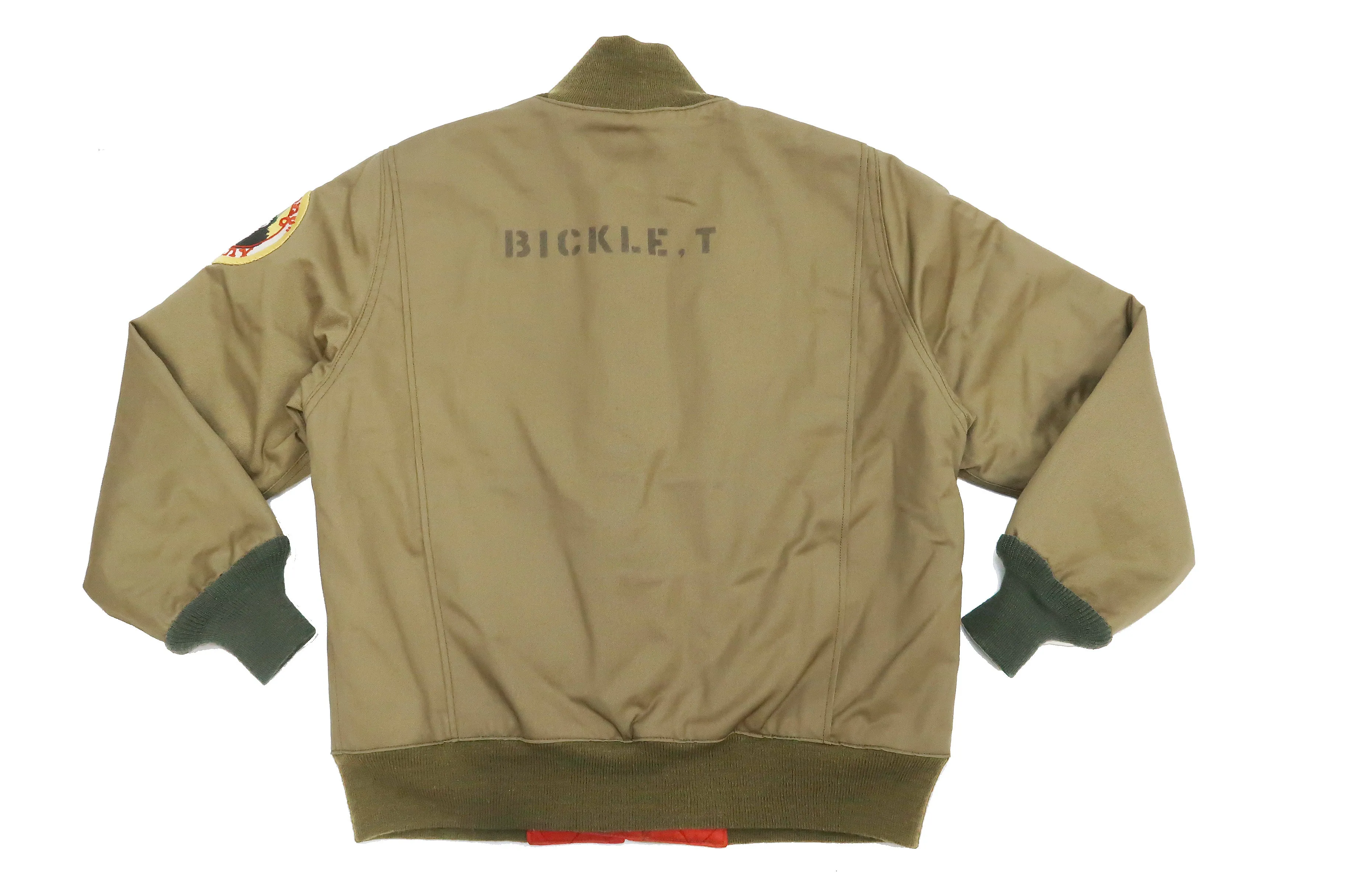 TOYS McCOY Jacket Men's Repro Tanker Jacket worn by Robert De Niro in Taxi Driver TMJ2238 Khaki