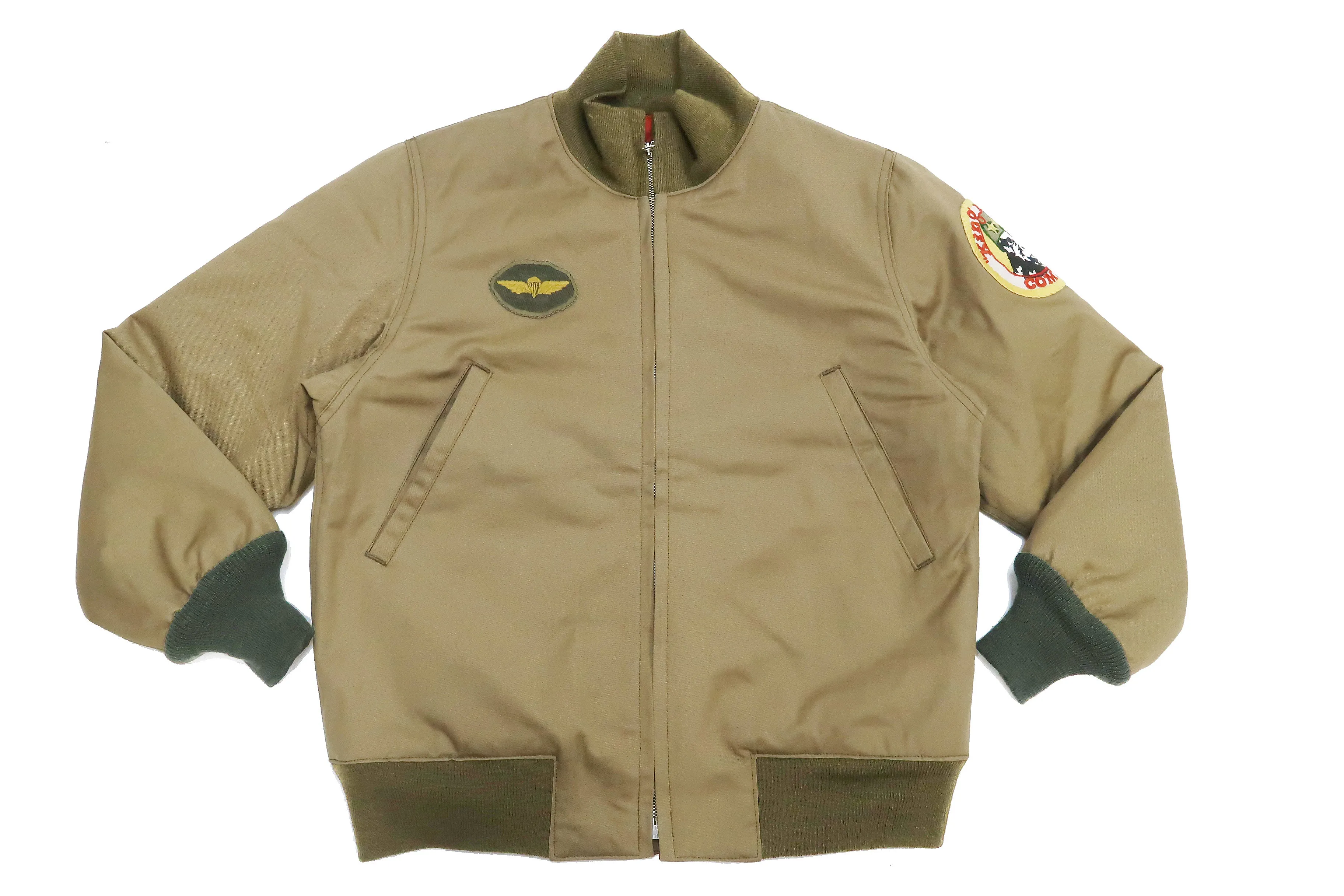 TOYS McCOY Jacket Men's Repro Tanker Jacket worn by Robert De Niro in Taxi Driver TMJ2238 Khaki