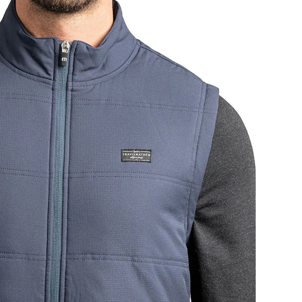 Travis Mathew Interlude Puffer Golf Vest - Mood Indigo