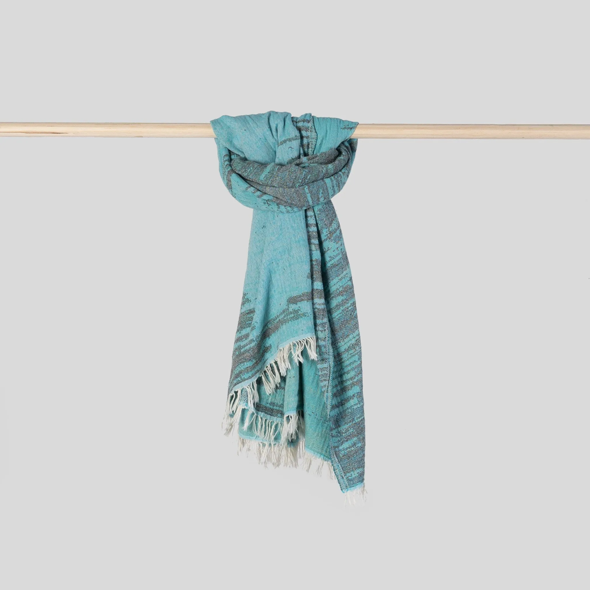 Turkish Towel Riverbend in Seagreen