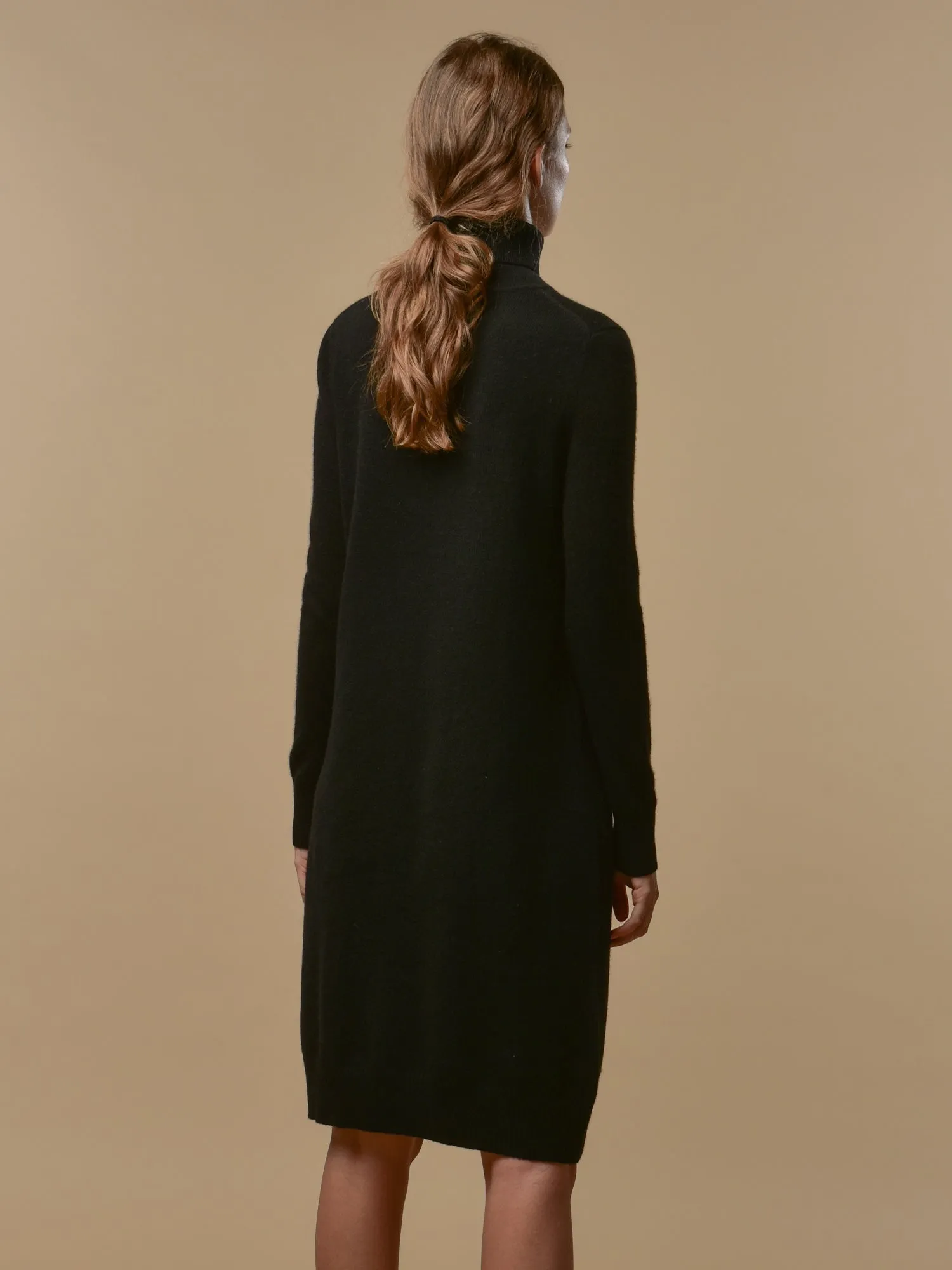 Turtleneck Dress_Black