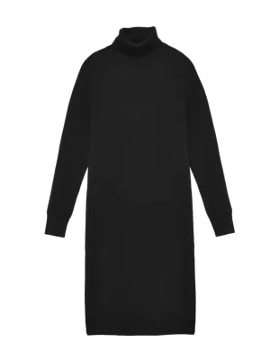 Turtleneck Dress_Black