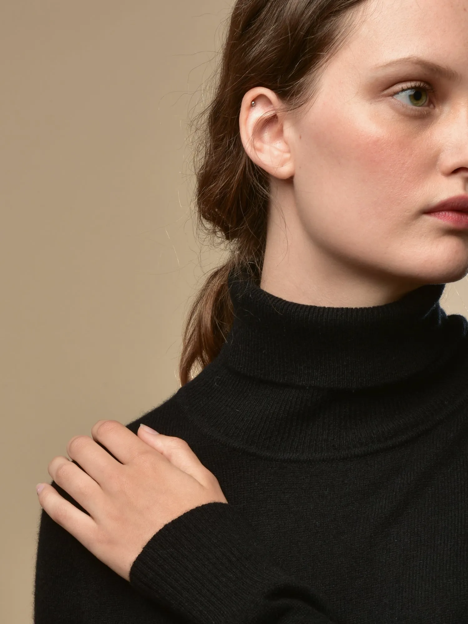 Turtleneck Dress_Black