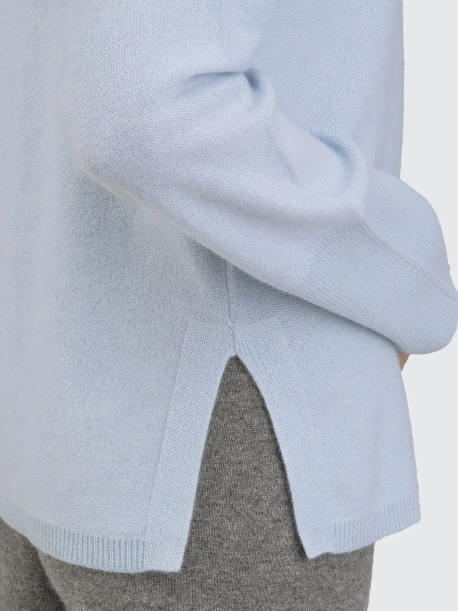 Turtleneck Loosefit Tunic_Baby Blue