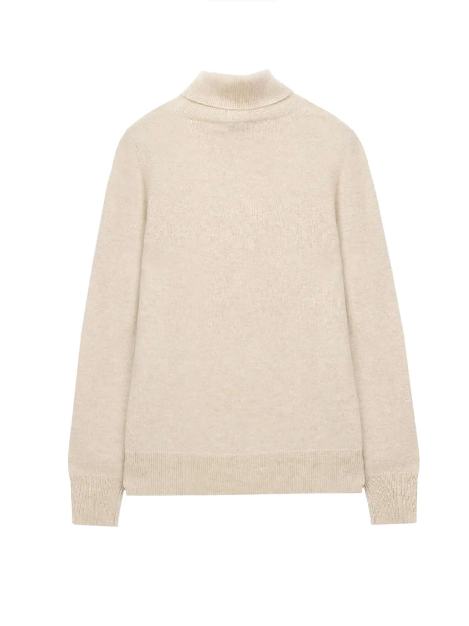 Turtleneck Slimfit Sweater_Oatmeal