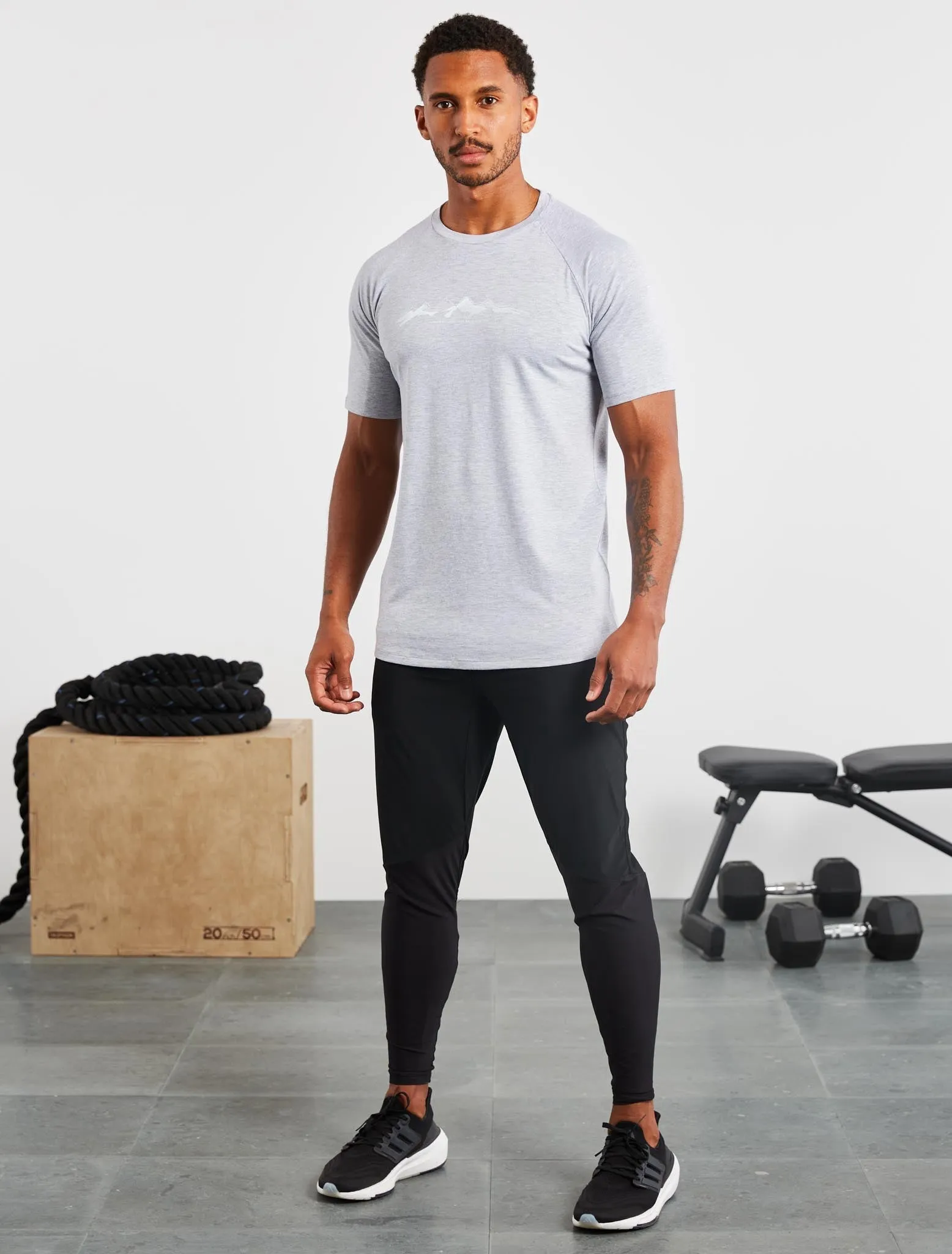 Utility T-Shirt - Grey Marl