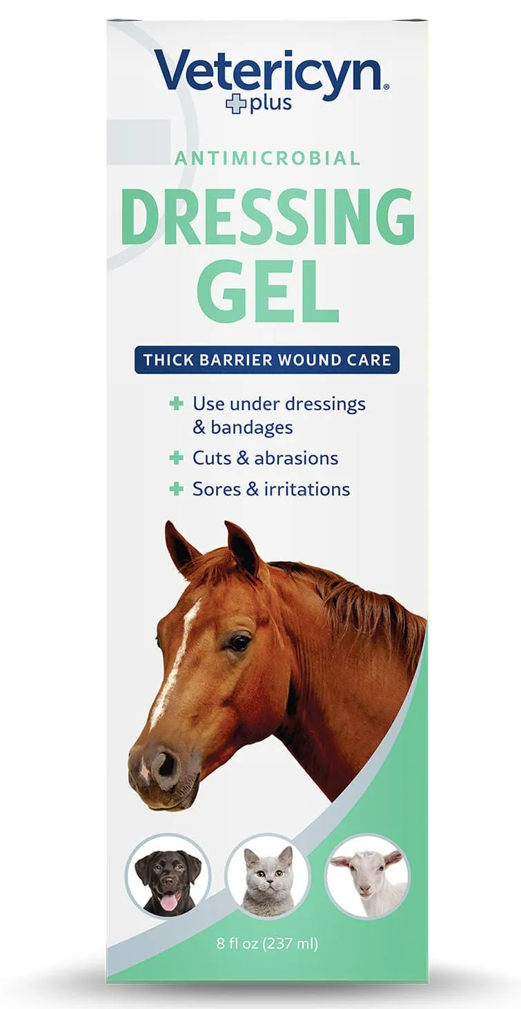 Vetericyn Plus Antimicrobial Dressing Gel, 8 oz