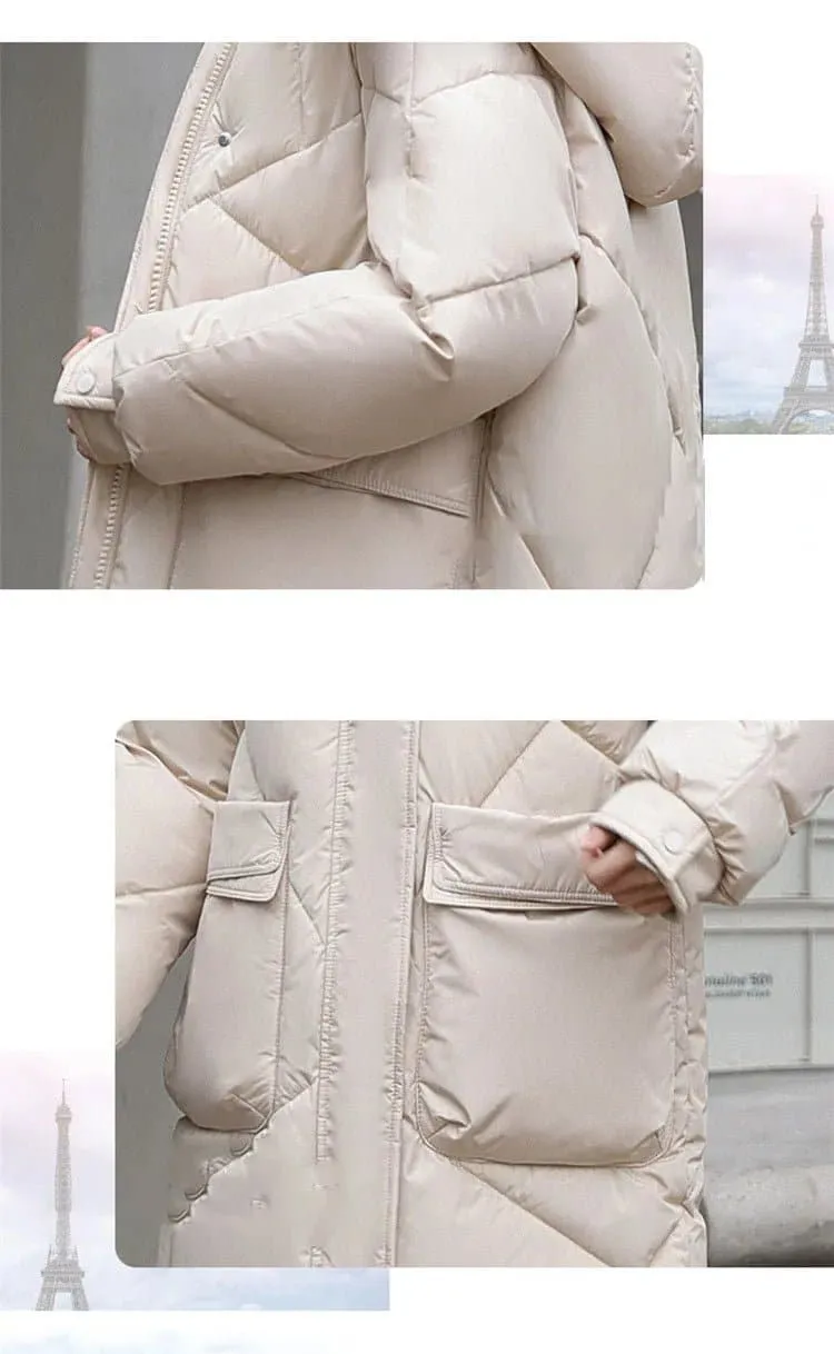 Windproof Down Quilted jacket