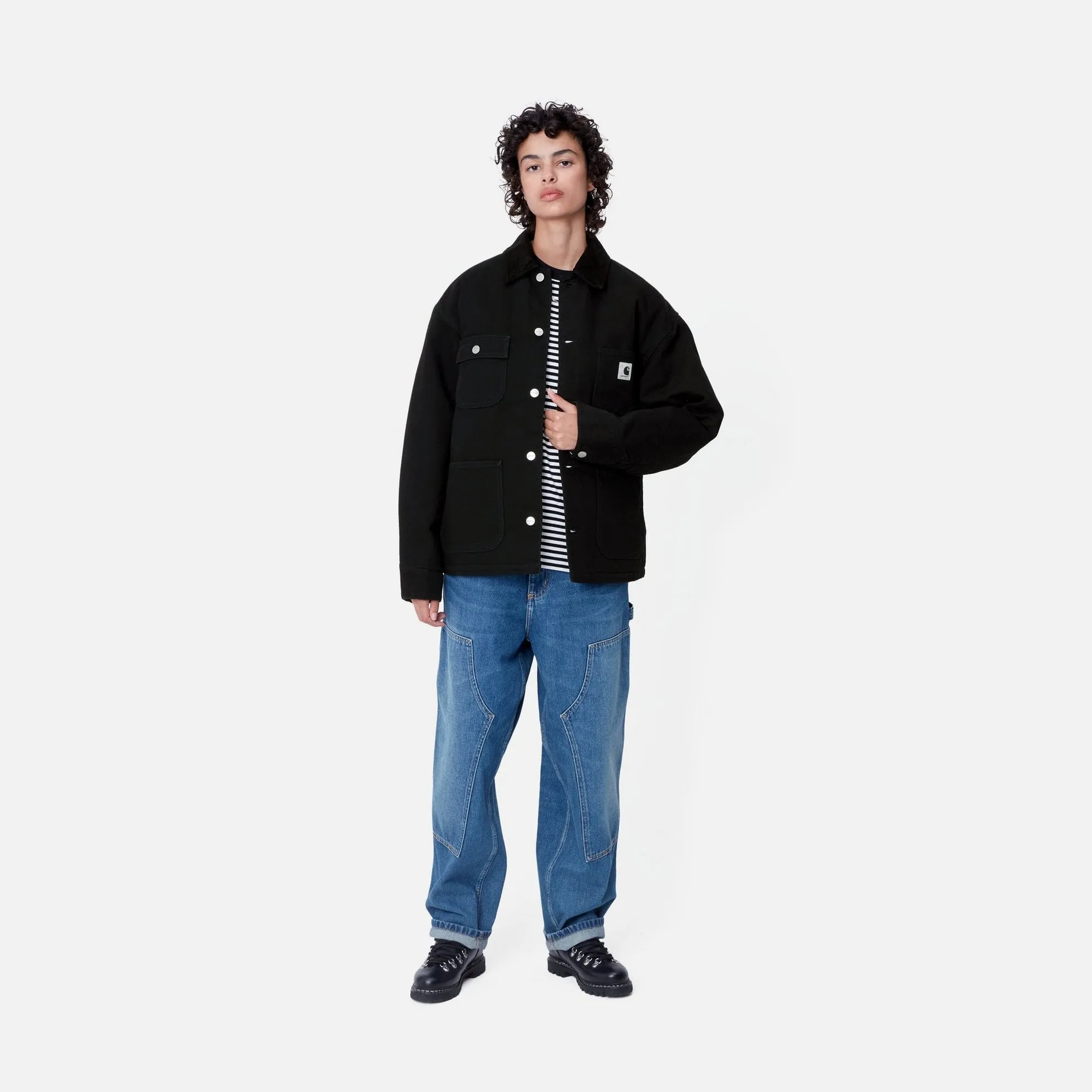 Women's OG Michigan Chore Coat (Winter) | Black / Black