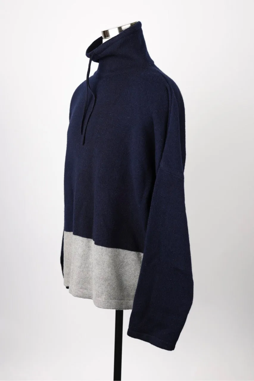 Wool-Cashmere Turtleneck Pullover Sweater