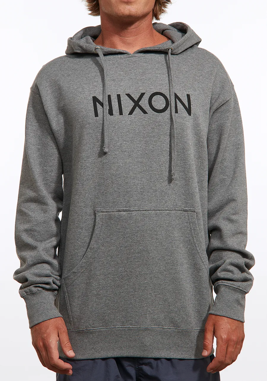 Wordmark Hoodie - Dark Heather Gray