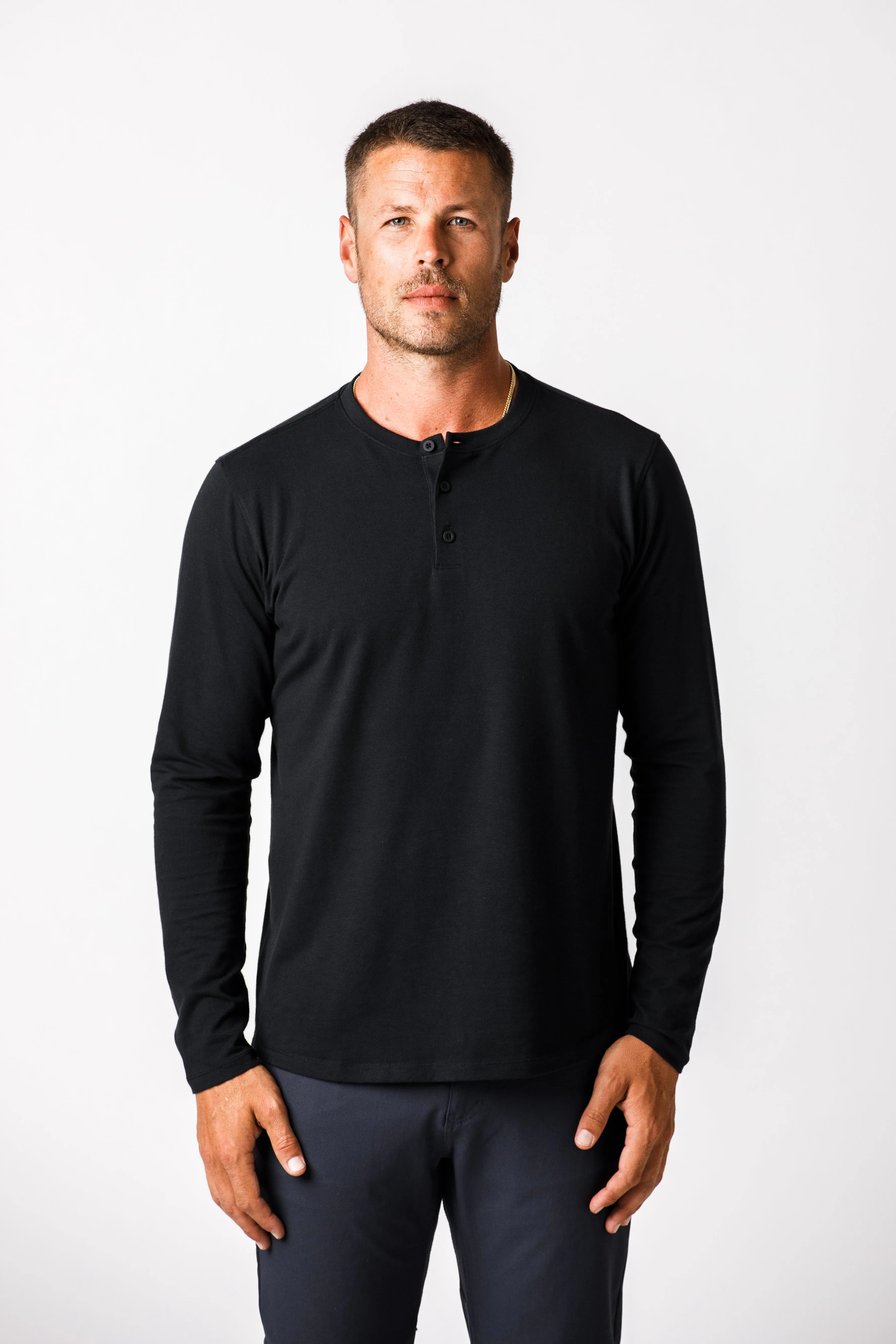 X Cotton Henley