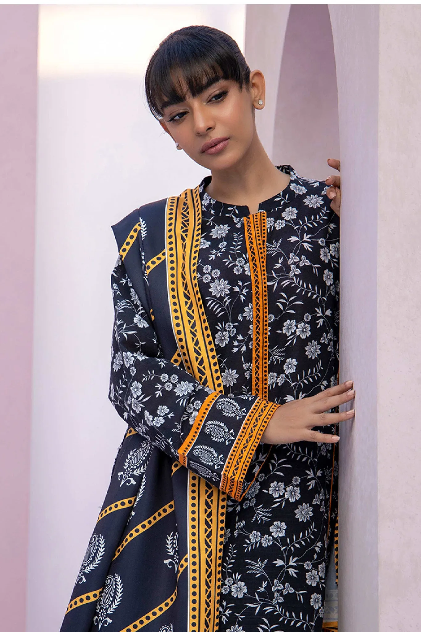 Zellbury Stitched 3 Piece Khaddar Winter Collection'2024-WPW-540