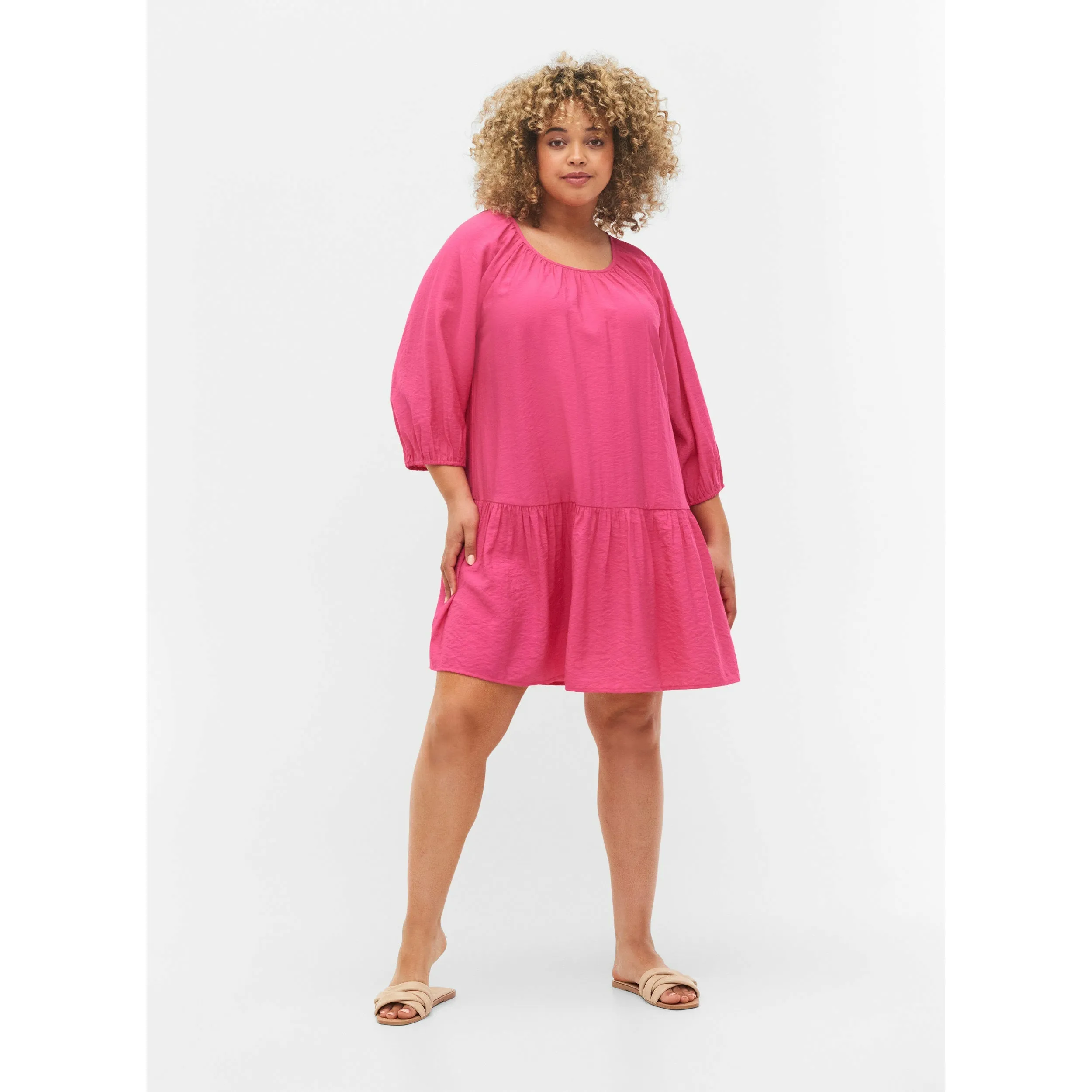 Zizzi A-Line Tunic in Pink